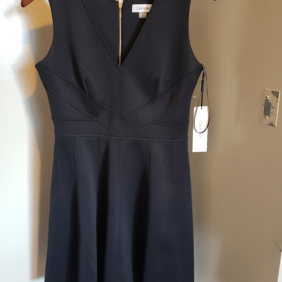 Calvin Klein black short dress with tags New - Picture 1 of 4
